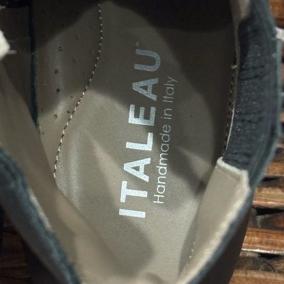 ITALEAU Women's Black Leather Lunella Ankle Booties EU 36.5/6 Made in Itality - Picture 8 of 15